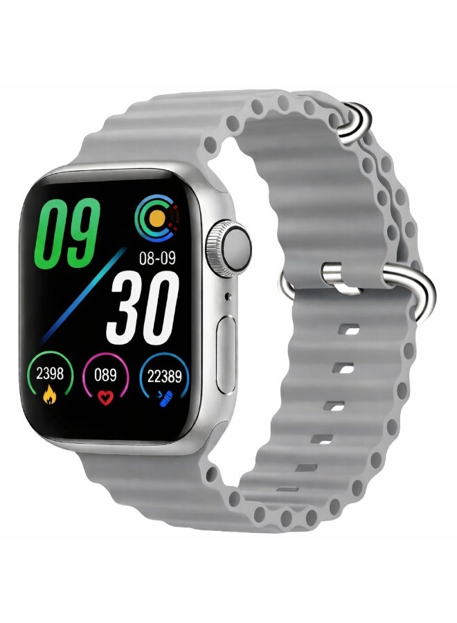 الذاكرة السريعة ساعة ذكية  الاصدار التاسع شاشة كاملة لحساب السعرات الحرارية و استقبال الرسائل و المكالمات و تدعم اللغة العربية - Image 5